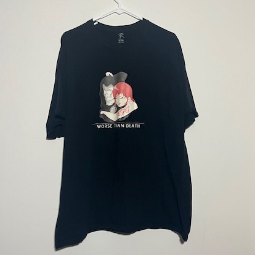 VR Worse Than Death Black T-Shirt Size XXL